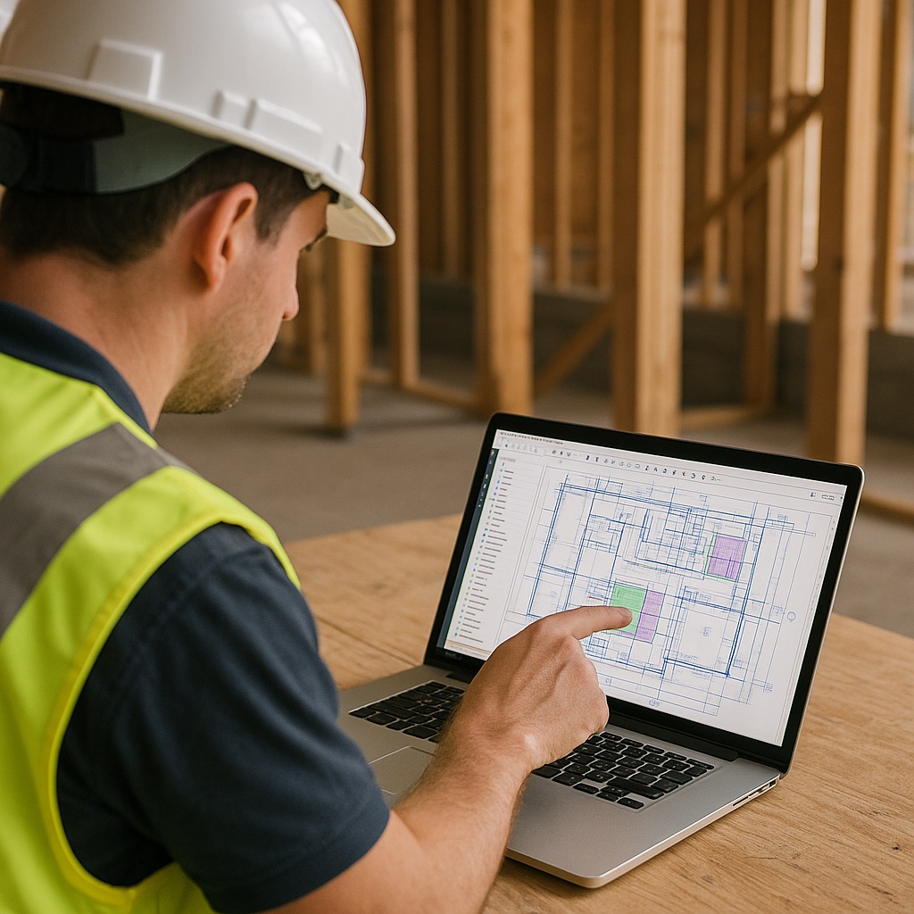 Uncle Jerry AI Blueprint Analysis Demo - Professional construction takeoff software in action